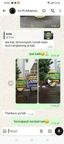 Testimonial Papan Bunga Pernikahan kutamanah