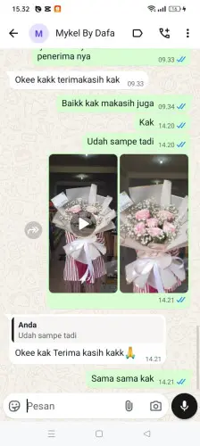 Testimonial Buket Bunga kutamanah