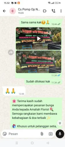 Testimonial Papan Bunga kutamanah