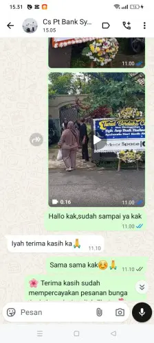 Testimonial Papan Bunga kutamanah